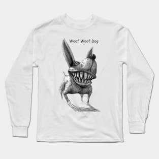 Wuff Wuff Dog Long Sleeve T-Shirt